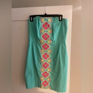 Vineyard vines strapless sweetheart dress